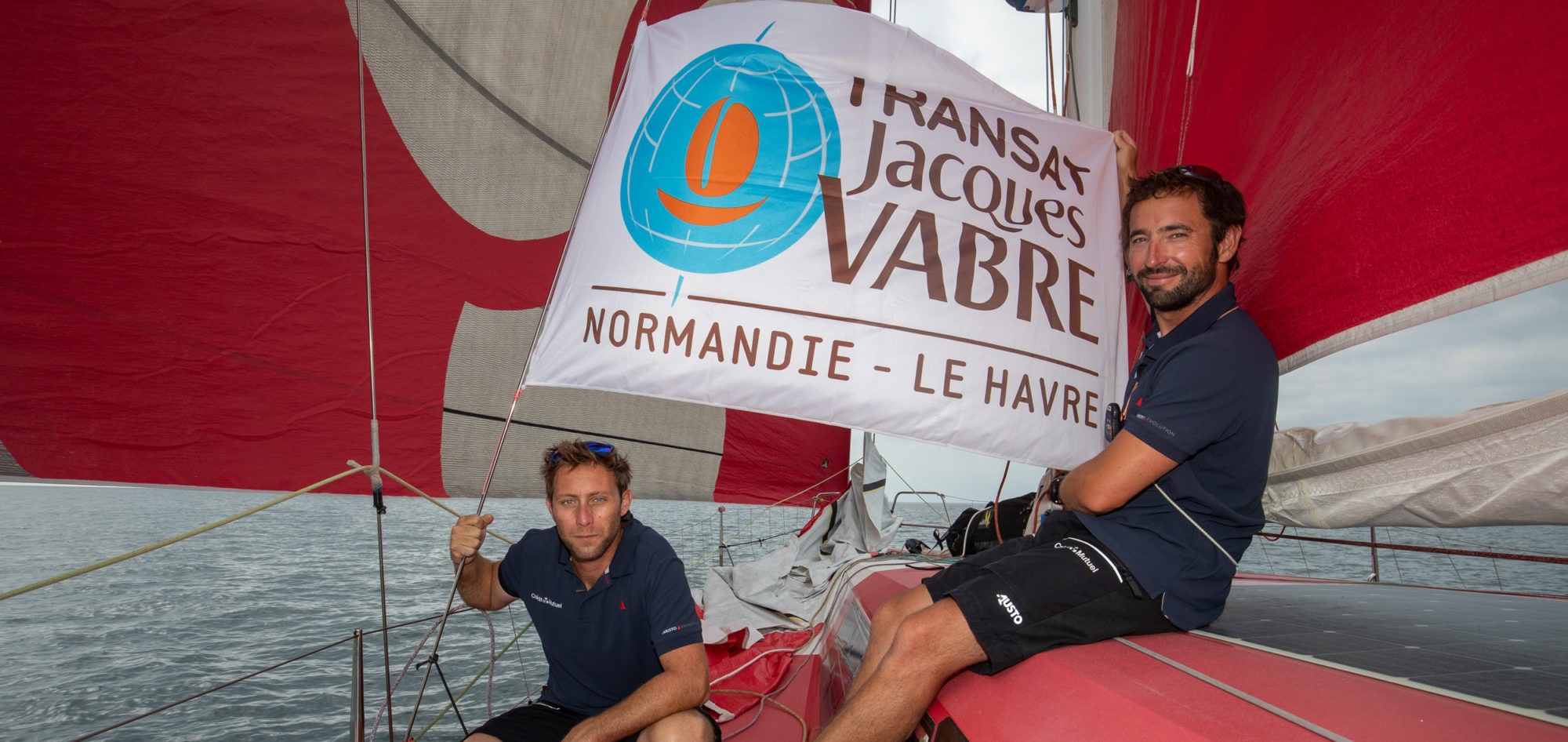 Transat Jacques Vabre 2021 The Class40 Crédit Mutuel Sets Sail For Martinique Crédit Mutuel 0891